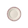 Gien Filets Bordeaux mini plates, set of 2