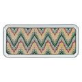 Gien Dominoté rectangular cake platter