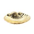 Cristal et Bronze Shell soap dish, gold