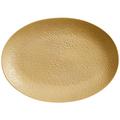 Raynaud Minéral Irisé Gold oval platter, large