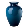 Venini Vase Labuan, H 38,5 cm, dunkelblau