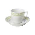 KPM Kurland Pastel coffee/tea cup and saucer, pistache