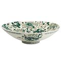Gien Pivoines Vertes large Trésvise bowl