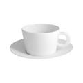 Bernardaud Ecume White breakfast cup and saucer