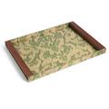 L'Objet Fortuny rectangular tray, green