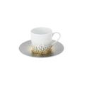Haviland Souffle d'Or single espresso cup and saucer