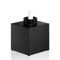 Decor Walther Rocks tissue box, square, black matt