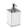 GioBagnara Firenze soap dispenser, chrome, white