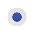 J.L Coquet Hémisphère Marine Blue centre bread & butter plate