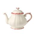 Gien Filets Rouge teapot
