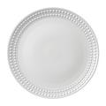L'Objet Perlée White dinner plate