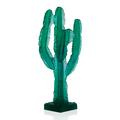 Daum Jardin de Cactus sculpture, green