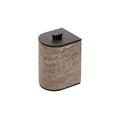 Giobagnara Nobble box, bronze & travertine titanium, small