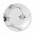 Royal Copenhagen Black Fluted Mega dessert plate, motif 2