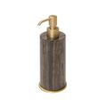 GioBagnara Positano soap dispenser, brass & Eramosa Brown