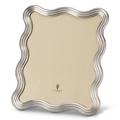 L'Objet Ripple picture frame, platinum, picture size 20 x 25 cm (8'' x 10'')