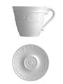 Bernardaud Louvre coffee cup and saucer