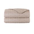 Yves Delorme Triomphe bed throw, pierre, 250 x 250 cm