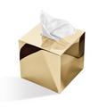 Decor Walther Kleenex-Box Mikado, quadratisch, gold