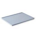 Giobagnara Arcobaleno rectangular tray, 44,5 x 35 cm, lilac-grey