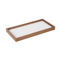Giobagnara Tablett Phorma Rectangular, rechteckig, klein, weiß
