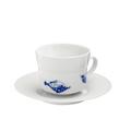 Hering Berlin Ocean cappuccino cup and saucer, motif filefish