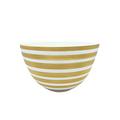 J.L Coquet Hémisphère gestreift, Gold Salatschüssel, klein