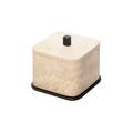 Giobagnara Polo box, bronze & travertine, large