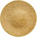 Raynaud Italian Renaissance Gold presentation plate, entirely decorated