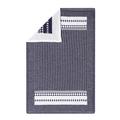 Le Jacquard Francais Bath Club guest towel, blue/white