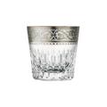Saint-Louis Thistle Platinum old fashioned tumbler, small