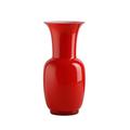 Venini Opalino vase, h 30 cm, red