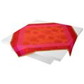 Le Jacquard Francais Parfums de Bagatelle table cloth, nasturtium, 120 x 120 cm