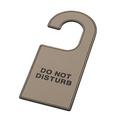 GioBagnara Do Not Disturb door sign, mud