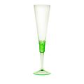 Moser Pebbles Champagne flute, ocean green