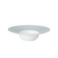 J.L Coquet Hémisphère Storm Blue deep plate with rim, small