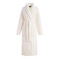 Le Jacquard Francais Caresse bathrobe, ivory, size L