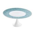 Raynaud Italian Renaissance Sky Blue petits fours stand, medium