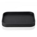Giobagnara Rechteckiges Tablett Polo, 27,5 x 20,5 cm, schwarz