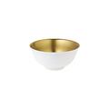 Raynaud Minéral gold soup bowl, inside surface completely gold plated, small