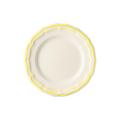 Gien Filets Jaune Citron bread & butter plates, set of 4