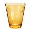 Theresienthal Becher Kilimandscharo orange, Schliff Giraffe