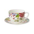 Gien Millefleurs jumbo cup and saucer