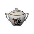 Herend Rothschild Bird sugar bowl with handles, motif 12