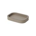 Giobagnara Polo stackable tray, rectangular, small, h 3 cm, mud