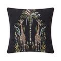 Iosis Mesdemoiselles cushion cover (without filling), black