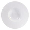 Bernardaud Ecume White deep plate with large rim