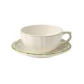 Gien Filets Verts Tassen Café au lait mit Unterteller, 2er-Set