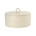 Riviere Vanity round box, ivory, medium