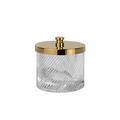 Cristal et Bronze Infini jar, large, gold